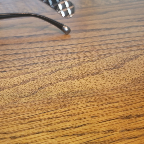 Chanel Iconic CC Signature Black Silver Pewter Optical Small Glasses Frame - Picture 4 of 17